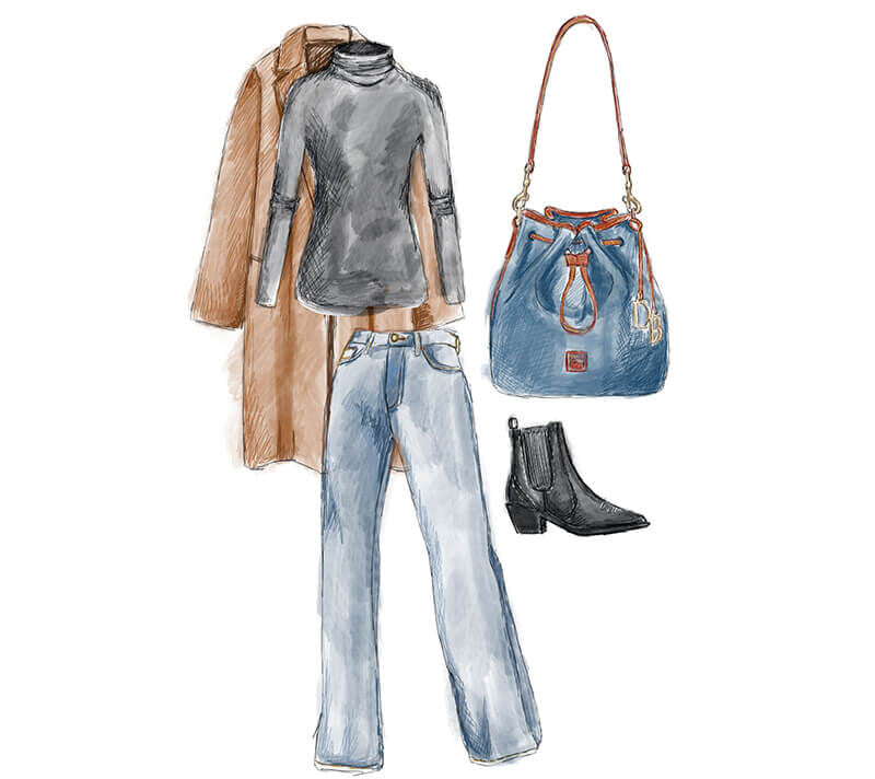 Hydrangea Monogram Outfit