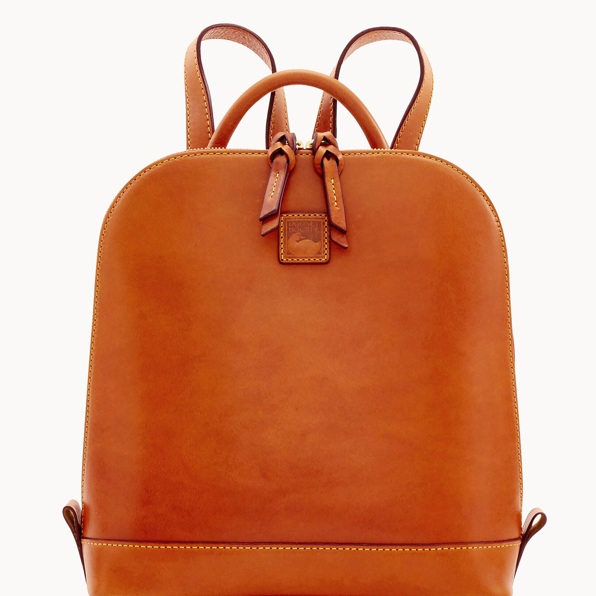 dooney and bourke black leather backpack Dooney & Bourke Women's Florentine Zip Pod Leather Backpack in Natural