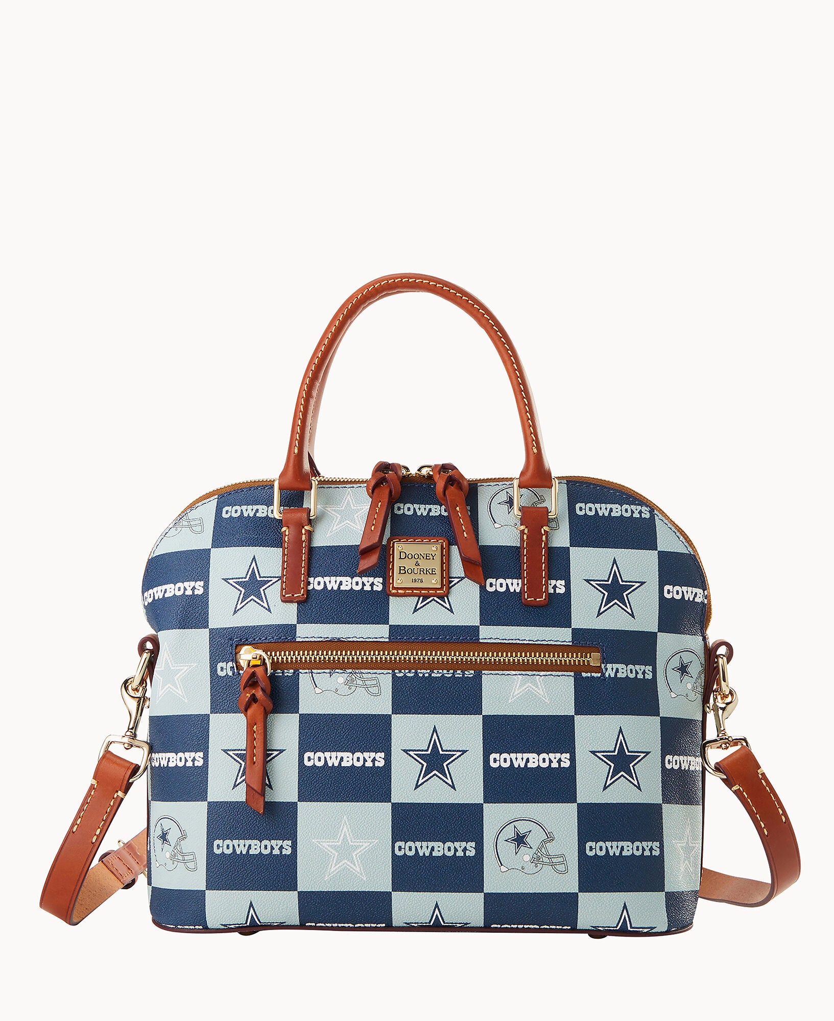 NFL Cowboys Domed Zip Satchel – Dooney & Bourke