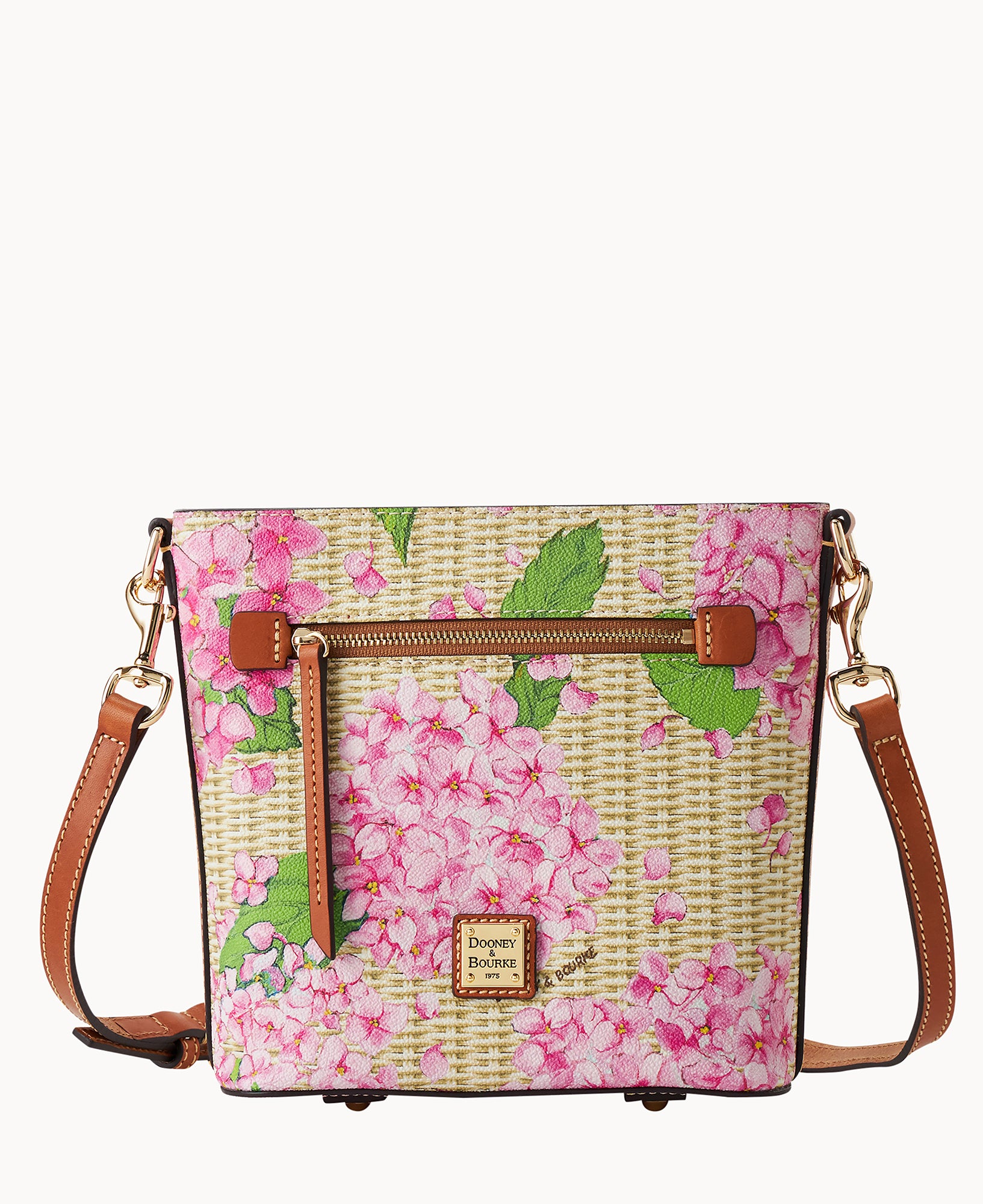 Hydrangea Basketweave Small Zip Crossbody – Dooney & Bourke