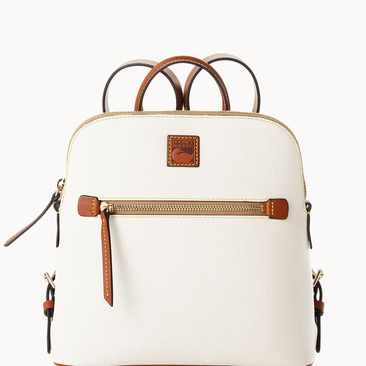 Dooney & Bourke Pebble Leather Backpack ,Caramel