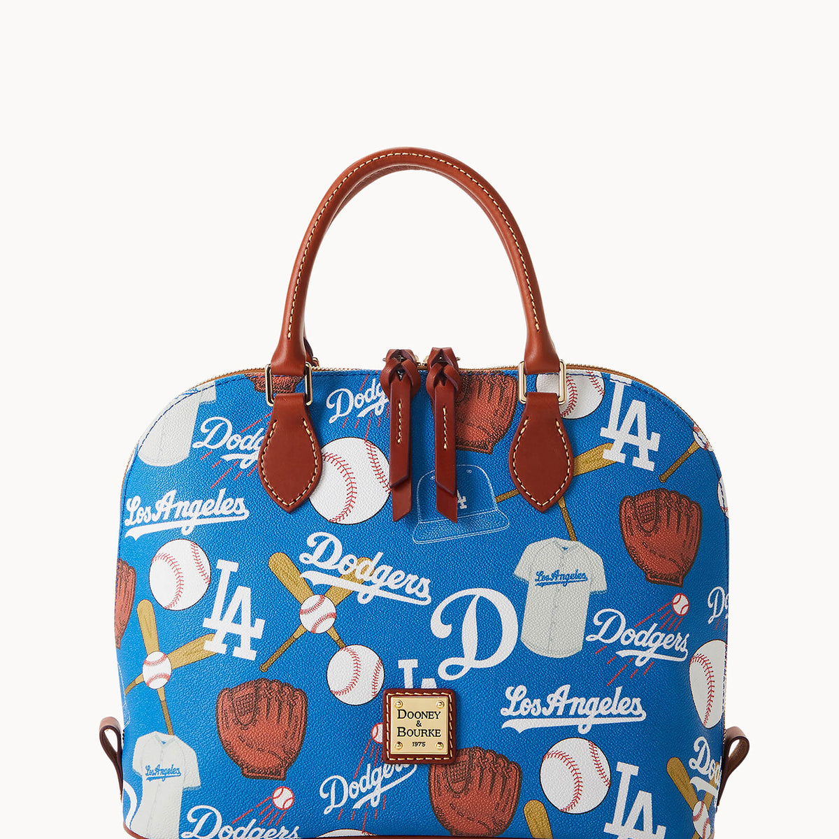 MLB Dodgers Zip Zip Satchel – Dooney Bourke - Main Image