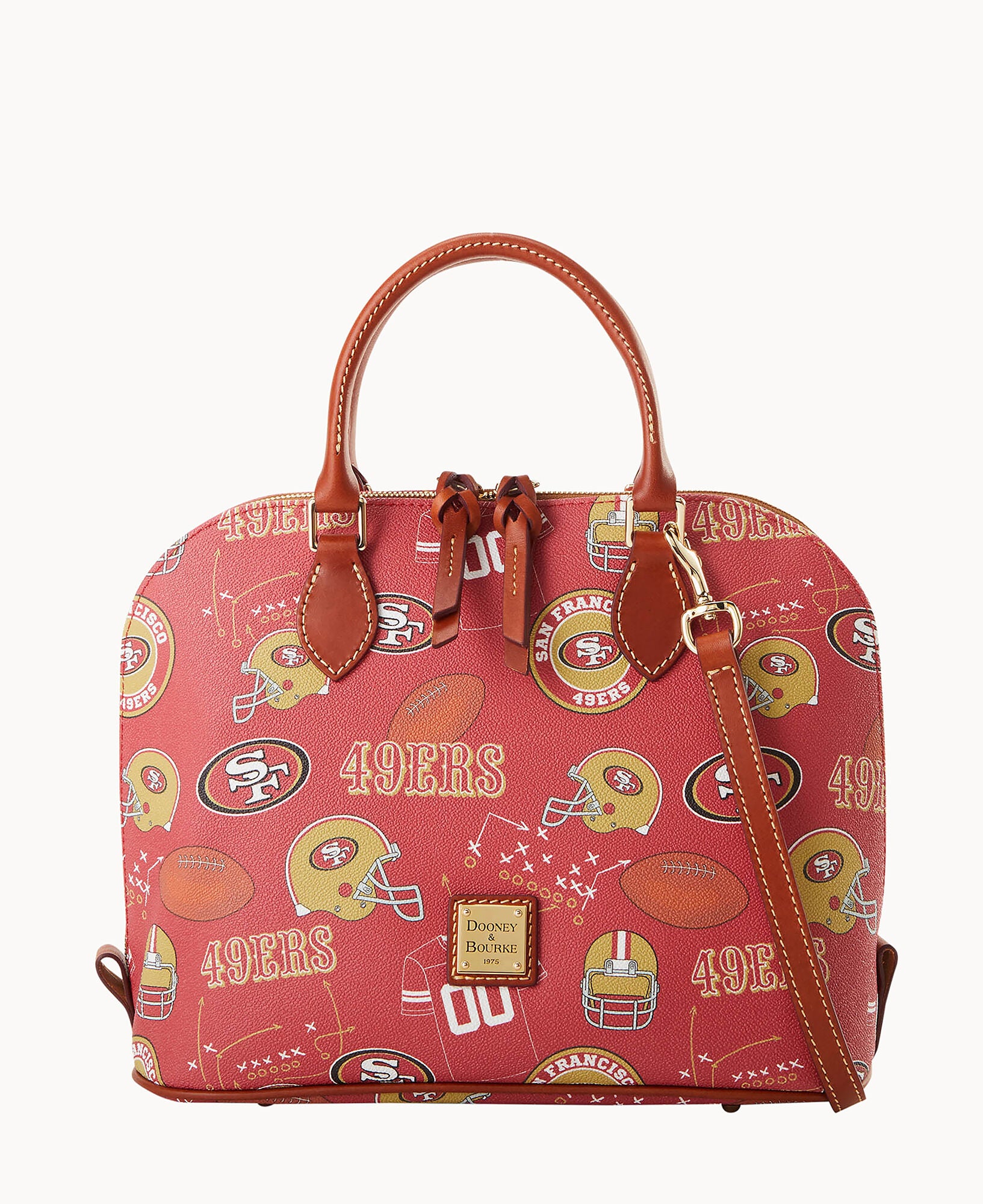 NFL 49ers Zip Zip Satchel – Dooney & Bourke