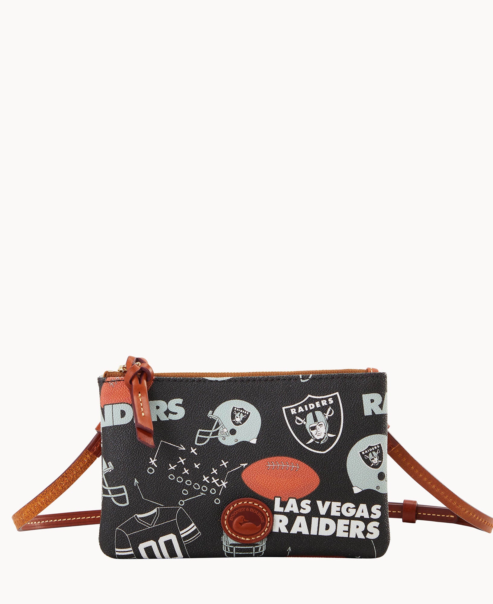 NFL Raiders Top Zip Crossbody – Dooney & Bourke