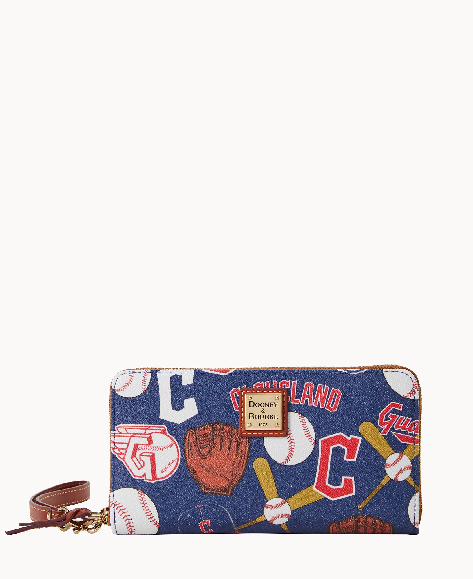 MLB Guardians Large Zip Around Wristlet – Dooney & Bourke