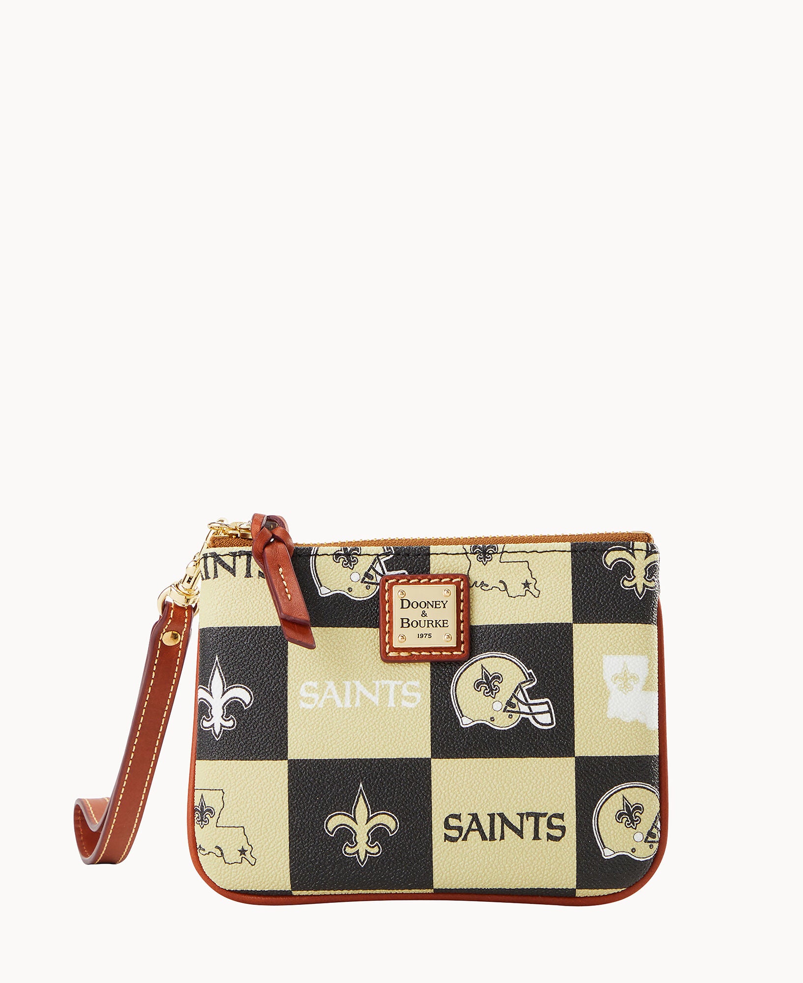 NFL Saints Stadium Wristlet – Dooney & Bourke