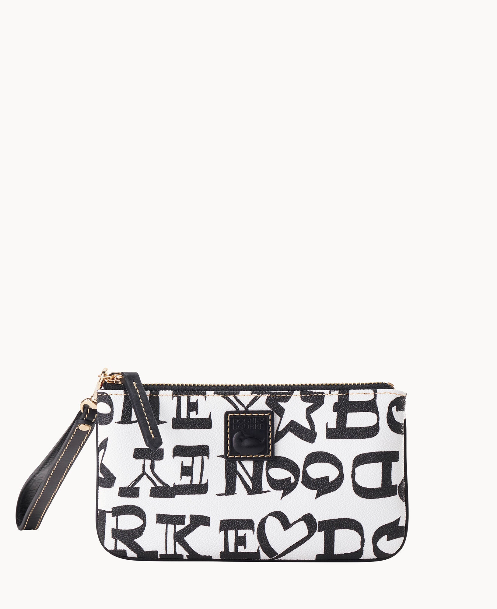 Doodle II Coated Cotton Medium Wristlet – Dooney & Bourke