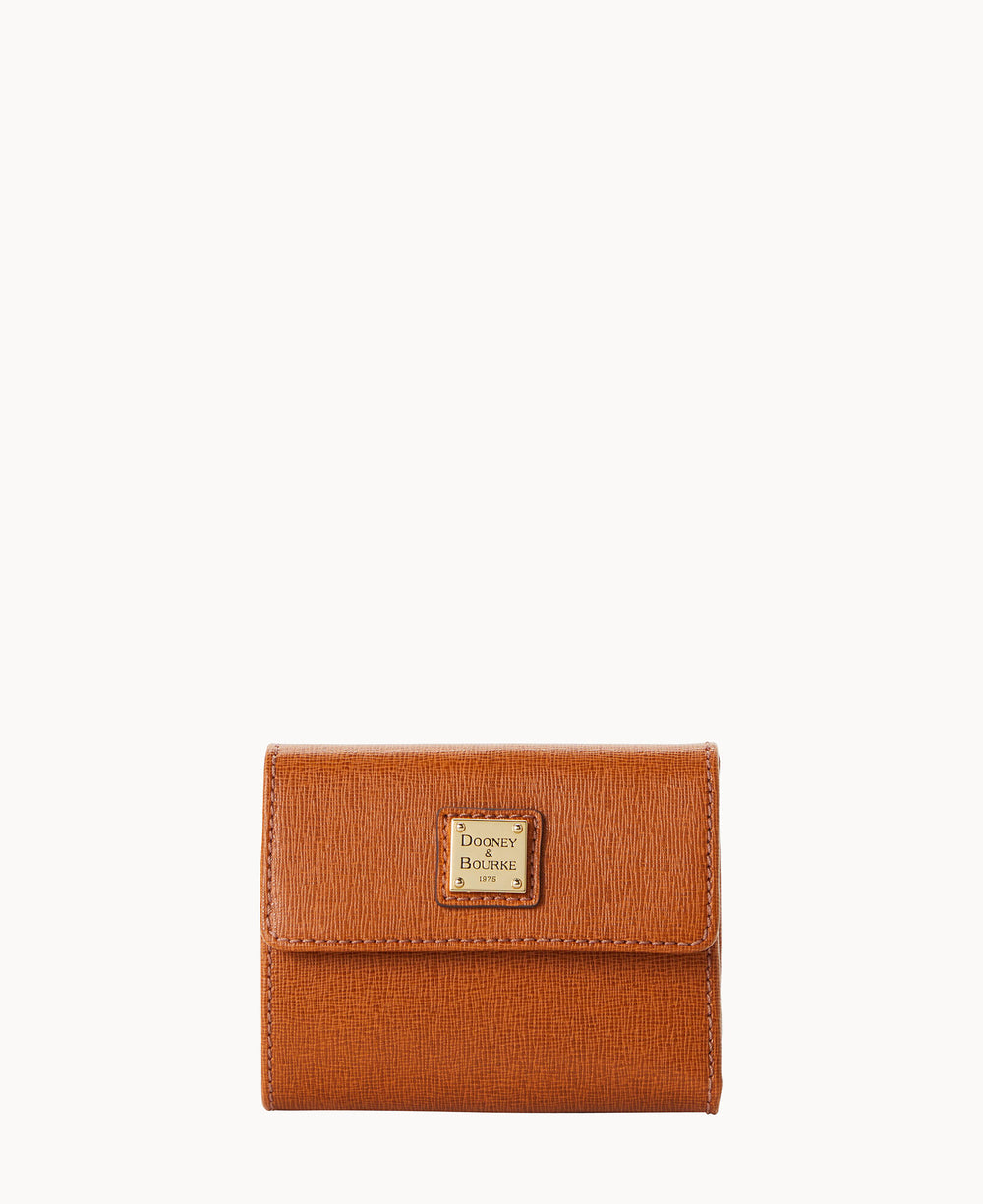 Saffiano Small Flap Wallet