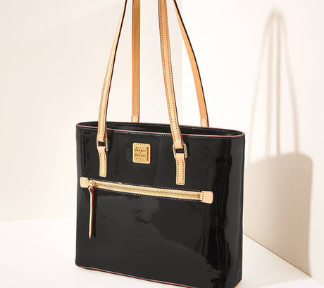 Patent tote bag 