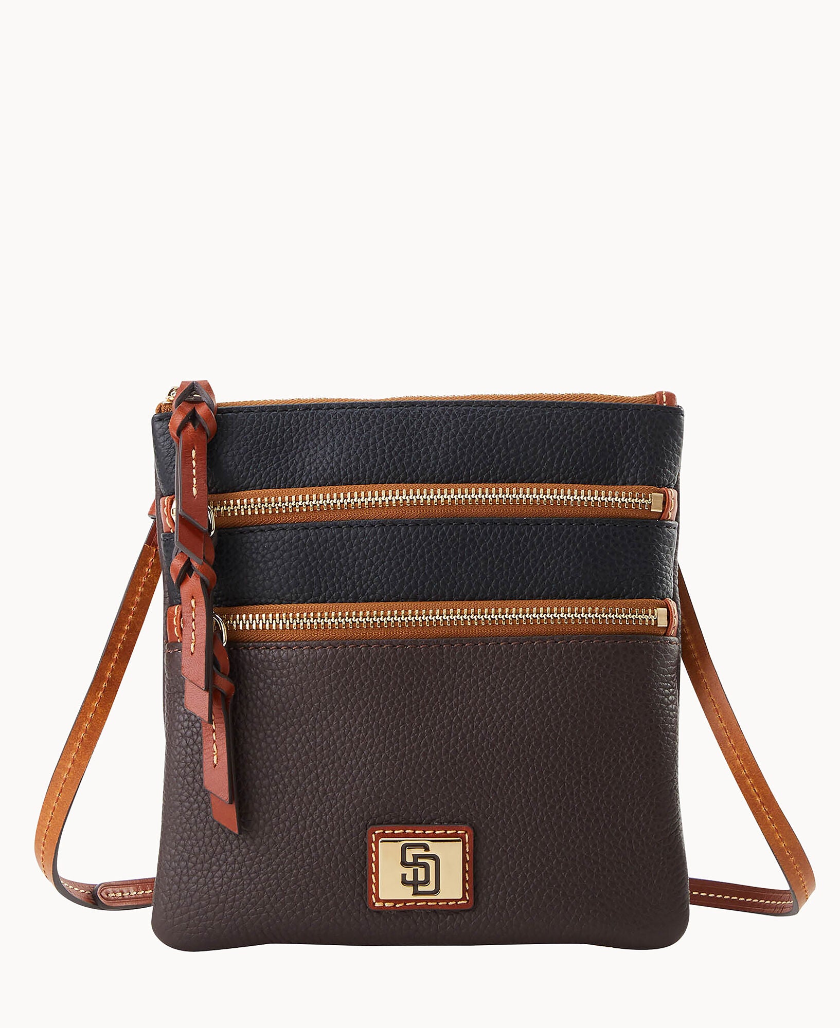 MLB Padres Triple Zip Crossbody – Dooney & Bourke