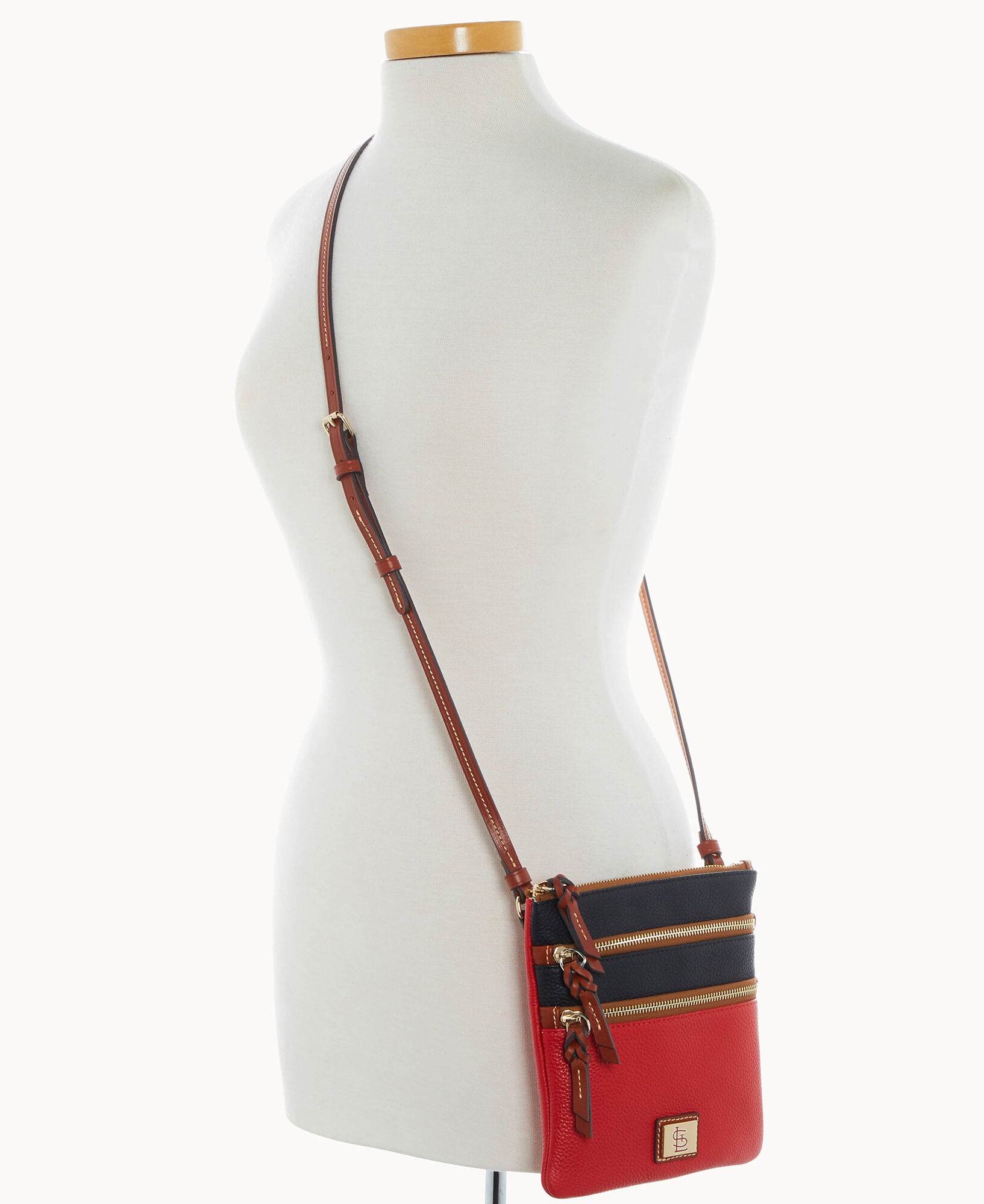 MLB Cardinals Triple Zip Crossbody – Dooney & Bourke