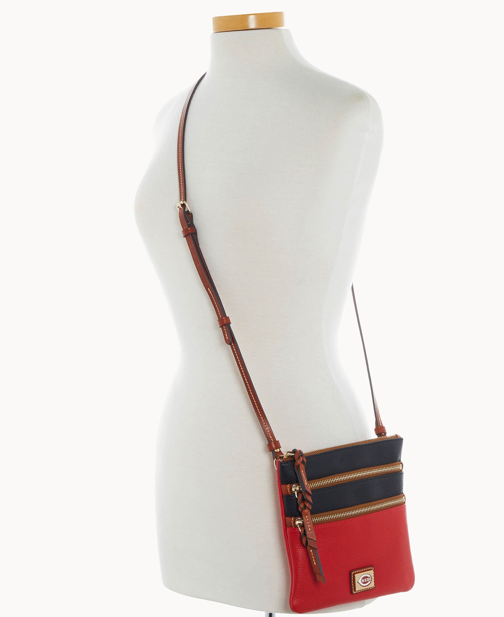MLB Reds Triple Zip Crossbody – Dooney & Bourke