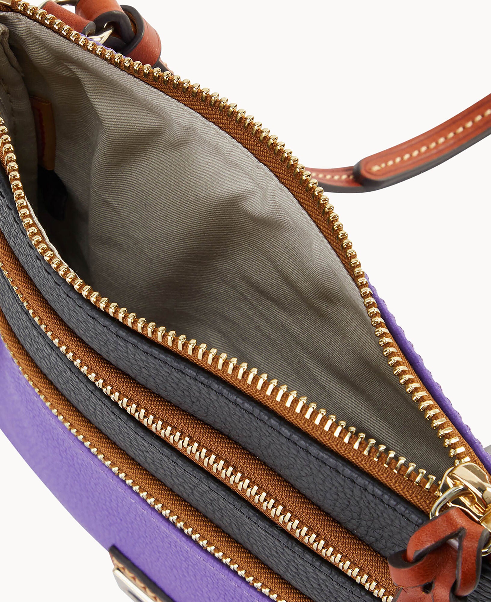 NFL Vikings Triple Zip Crossbody – Dooney & Bourke