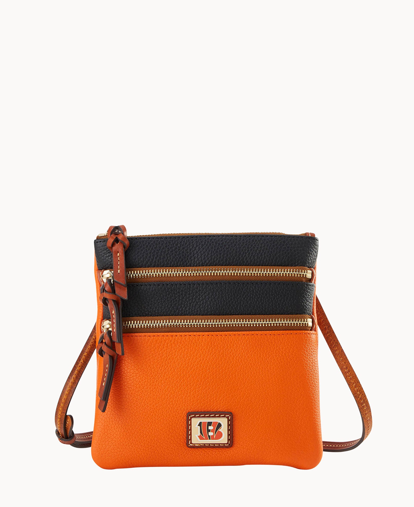 NFL Bengals Triple Zip Crossbody – Dooney & Bourke