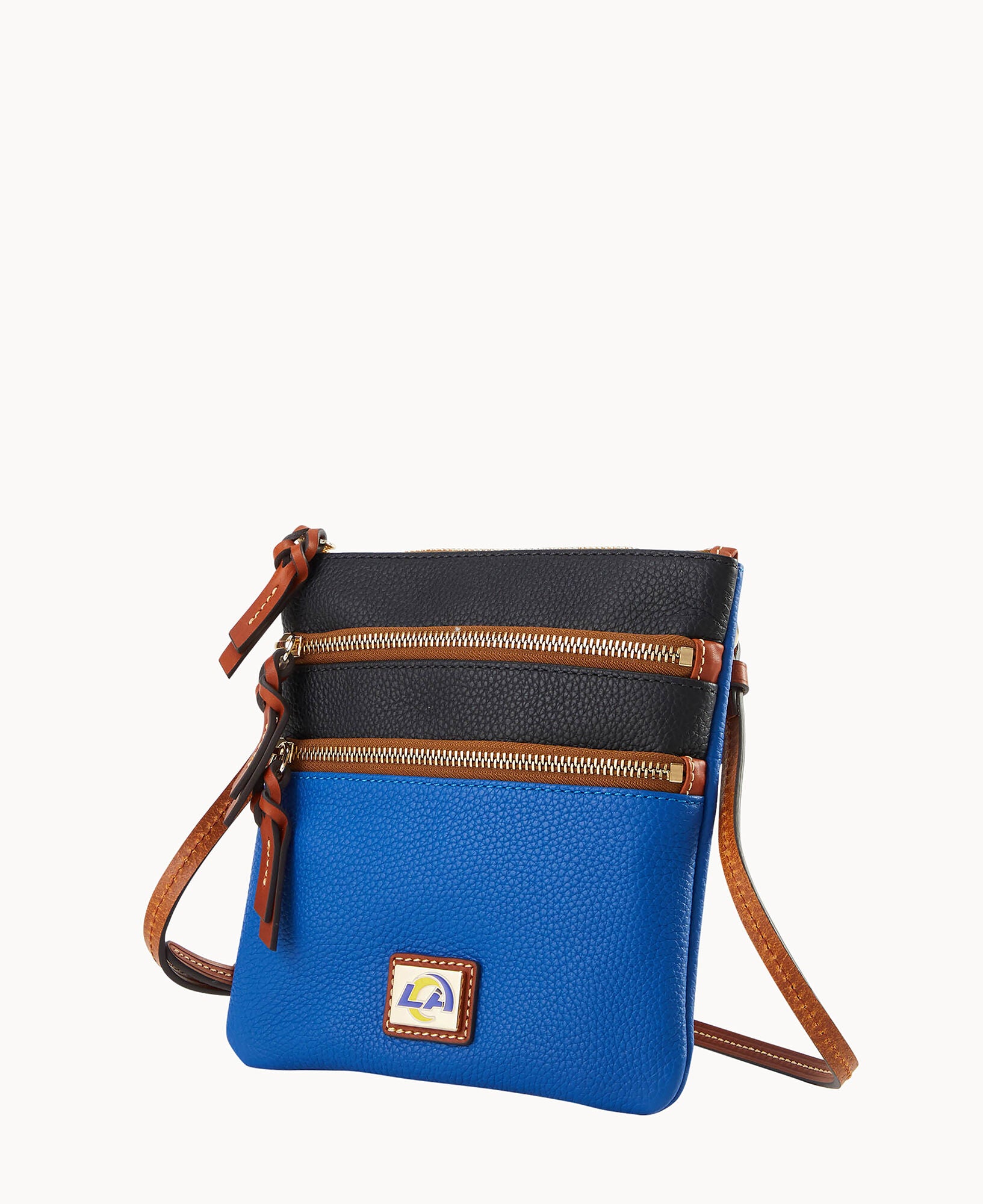 NFL Rams Triple Zip Crossbody – Dooney & Bourke