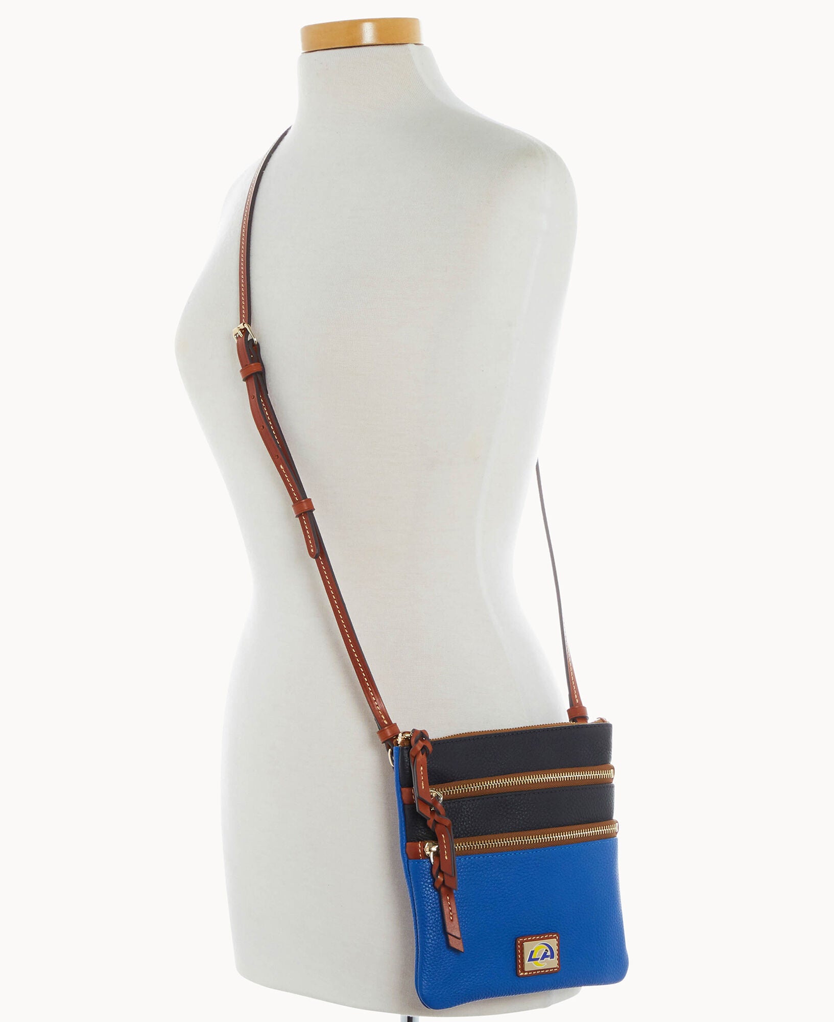 NFL Rams Triple Zip Crossbody – Dooney & Bourke