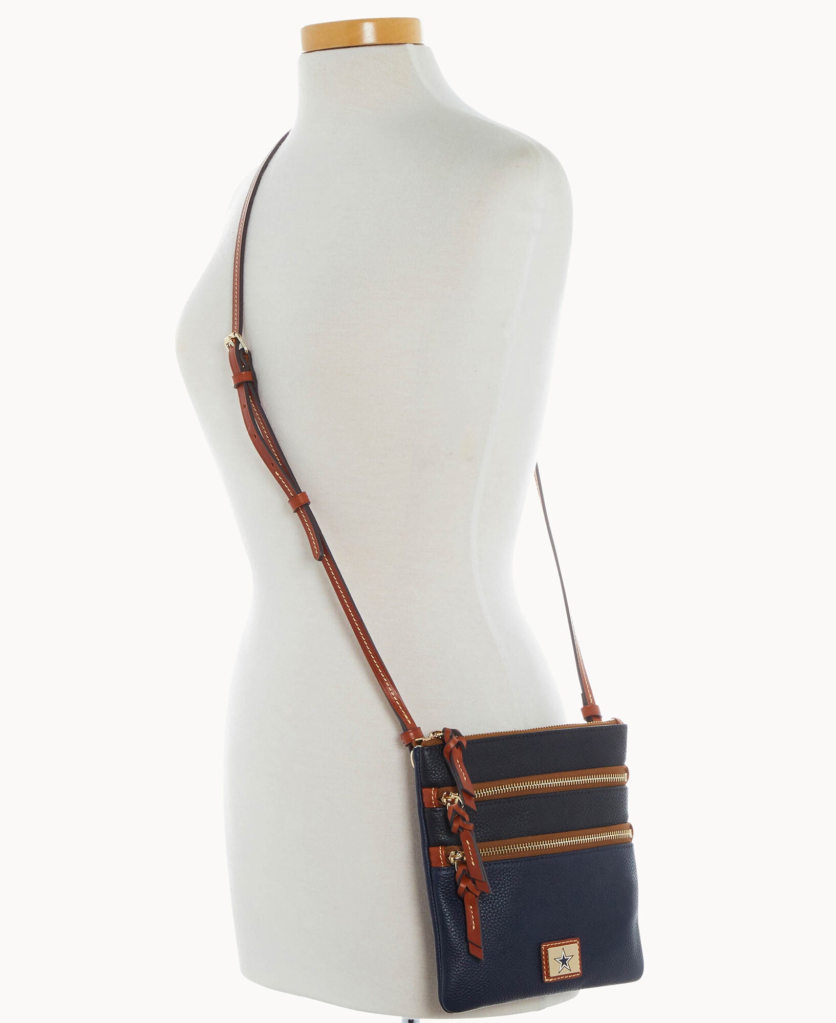 NFL Cowboys Triple Zip Crossbody – Dooney & Bourke
