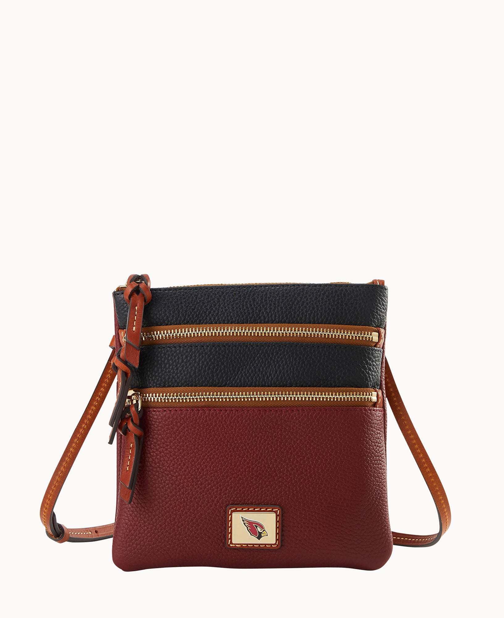 NFL AZ Cardinals Triple Zip Crossbody – Dooney & Bourke