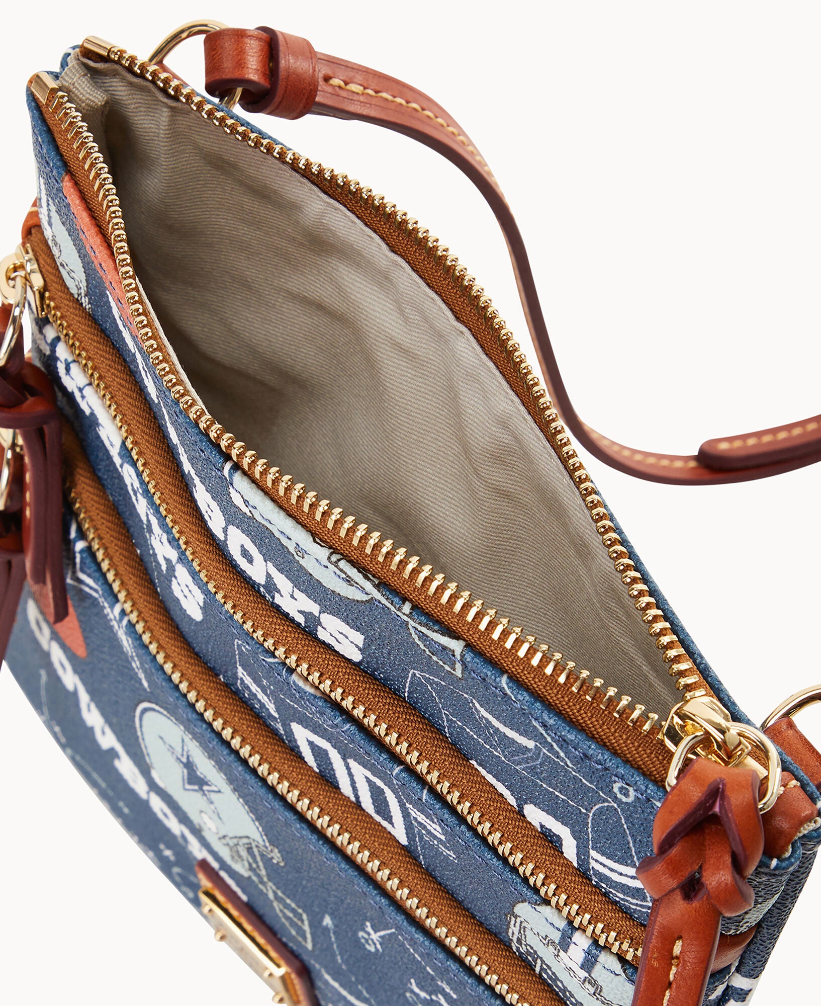NFL Cowboys Triple Zip Crossbody – Dooney & Bourke