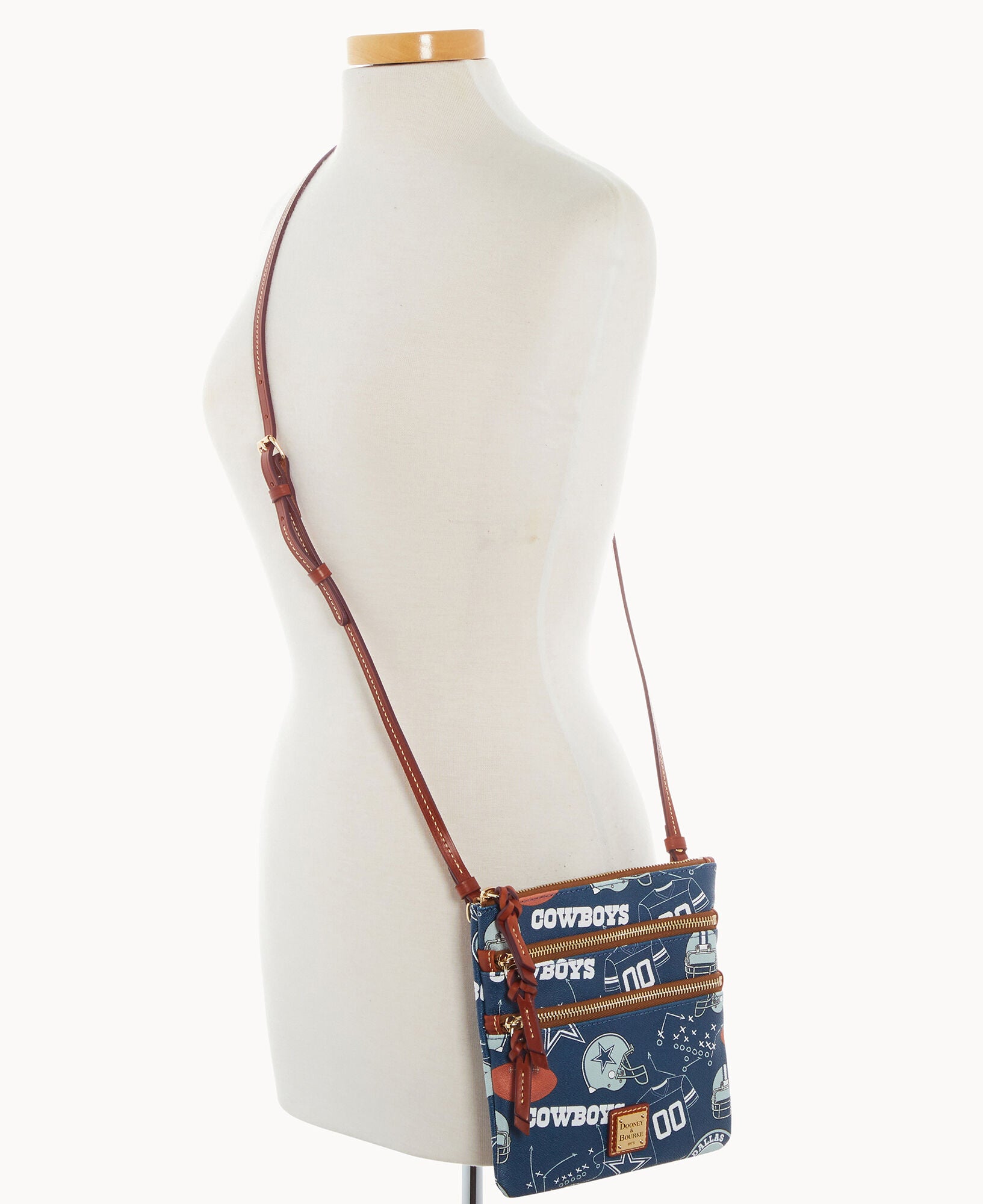 NFL Cowboys Triple Zip Crossbody – Dooney & Bourke