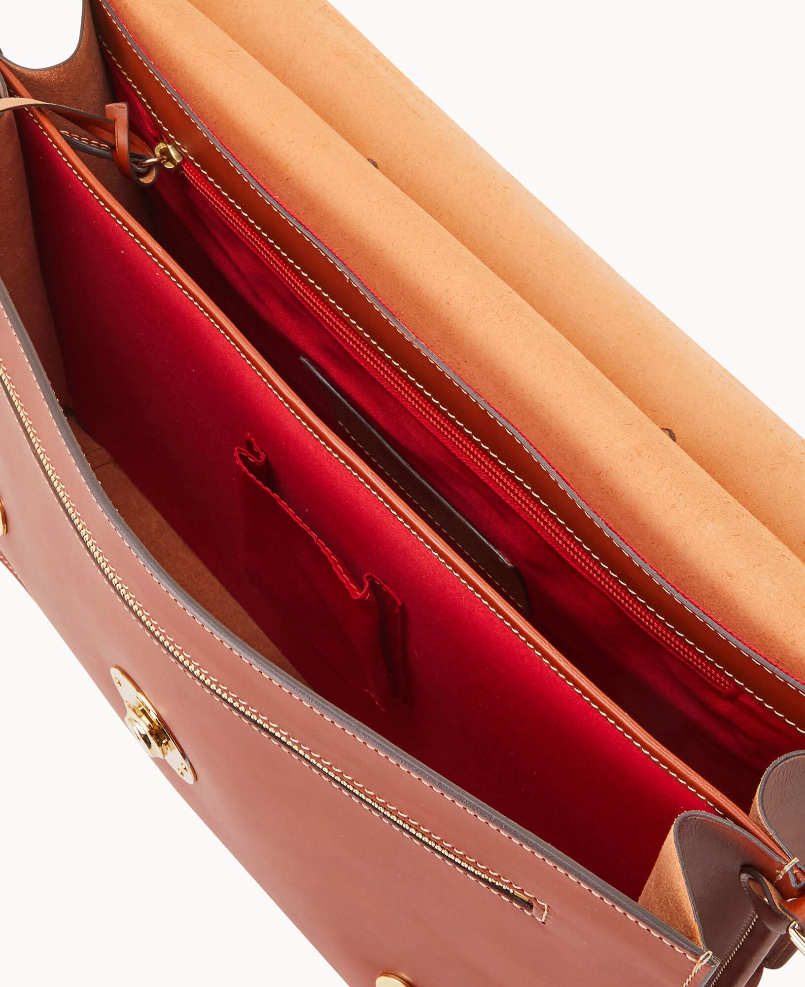 Alto Double Gusset Buckle Briefcase – Dooney & Bourke