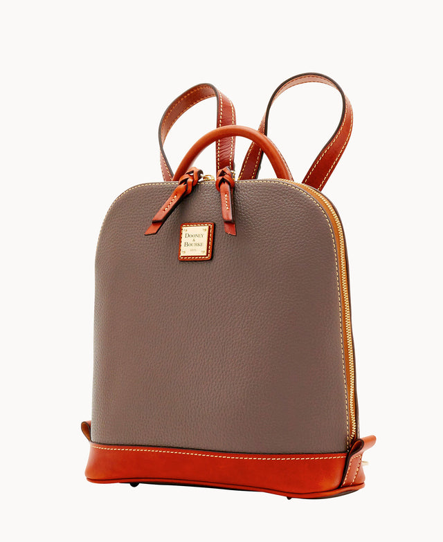 dooney bourke backpack leather Pebble Grain Zip Pod Backpack