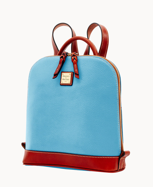 Pebble Grain Zip Pod Backpack