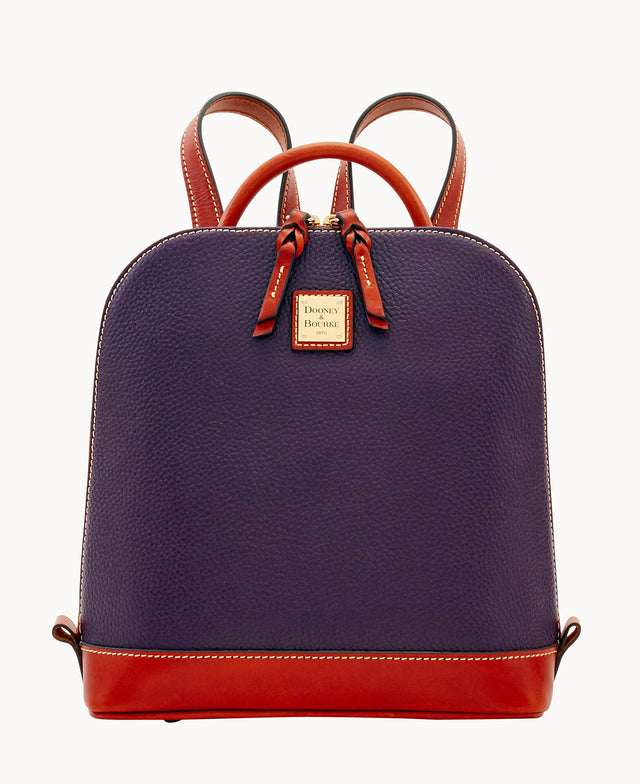 dooney and bourke patent leather backpack Pebble Grain Zip Pod Backpack – Dooney & Bourke