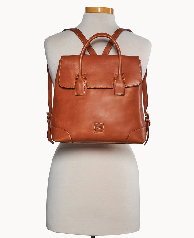 dolton flap backpack leather Florentine Zip Pod Dooney & Bourke so it pairs easily with tailored or casual outfits Dooney & Bourke Women's Florentine