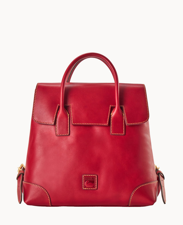 dooney & bourke florentine leather backpack Women's Satchel made from special Italian Vacchetta leather that grows softer the more you carry it Dooney & Bourke Women's Florentine