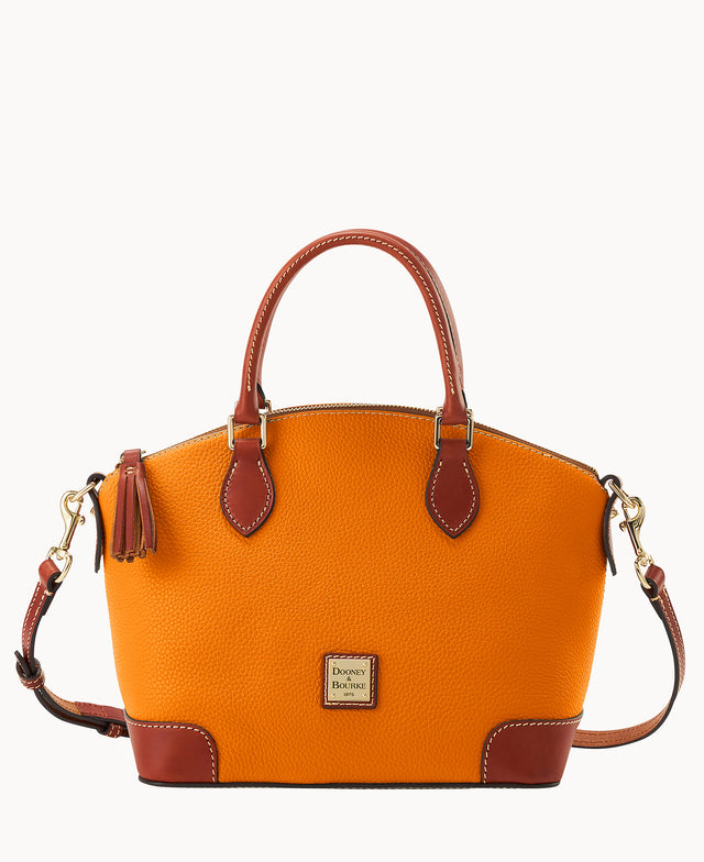 Pebble Grain Geena Satchel