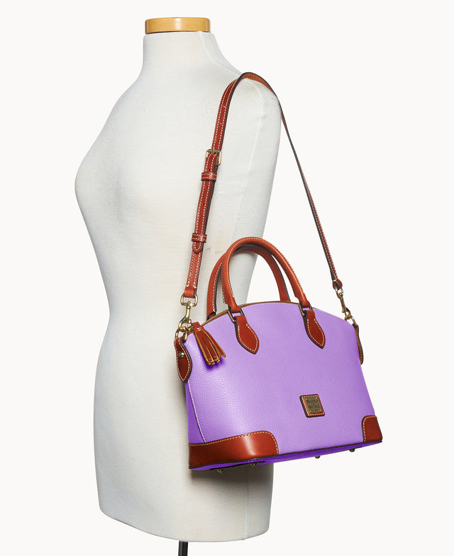 Pebble Grain Geena Satchel