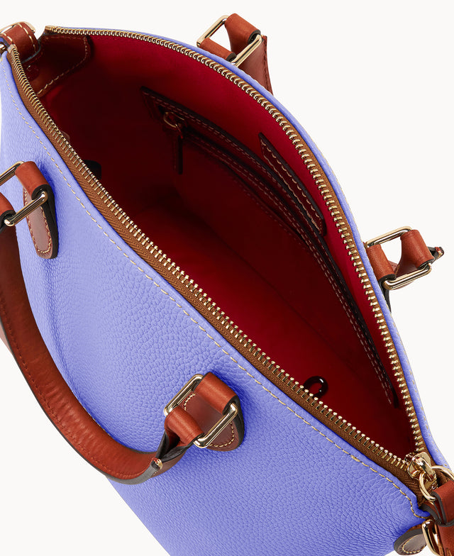 Pebble Grain Geena Satchel