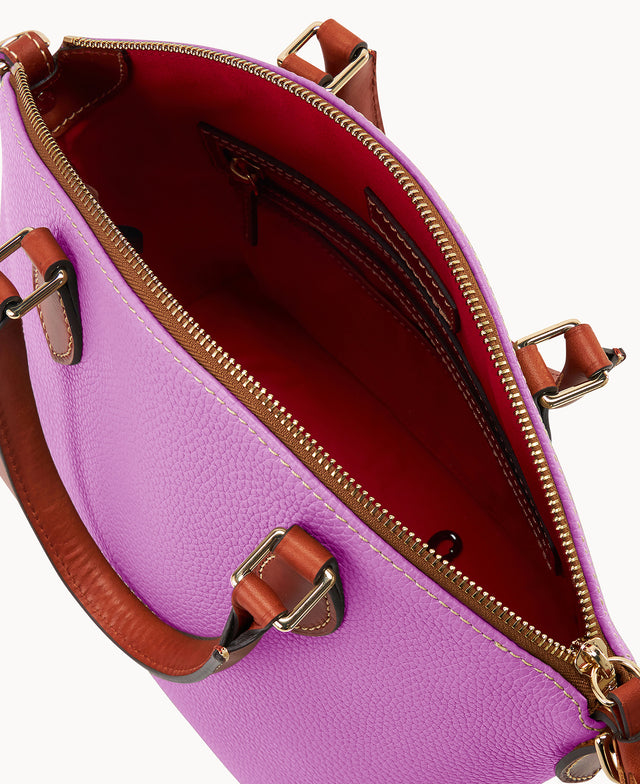Pebble Grain Geena Satchel