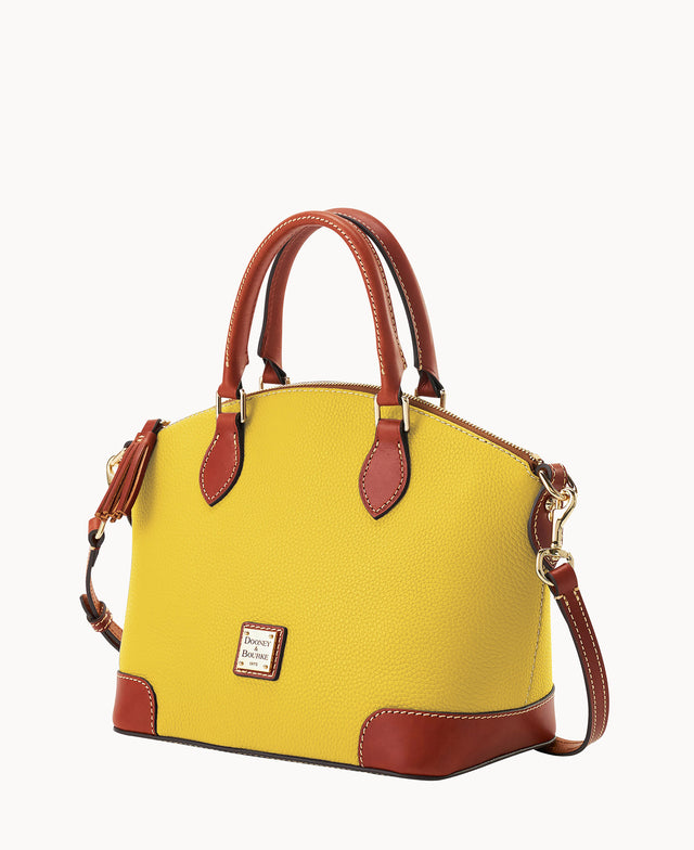 Pebble Grain Geena Satchel