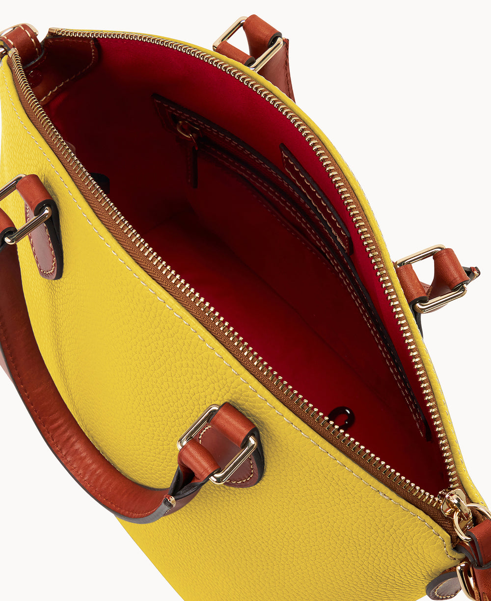 Pebble Grain Geena Satchel