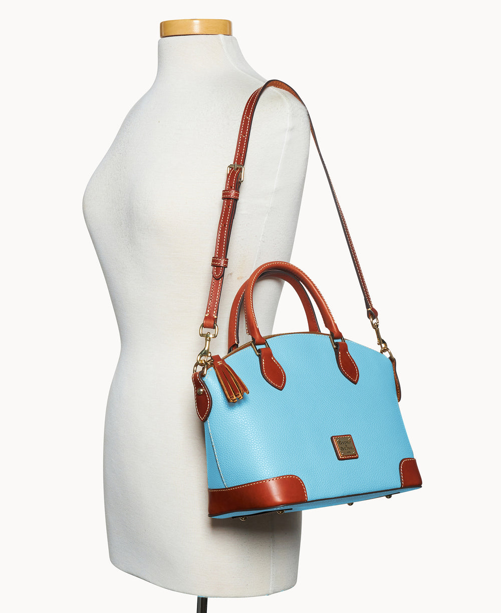 Pebble Grain Geena Satchel