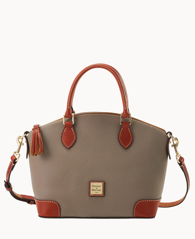 Pebble Grain Geena Satchel