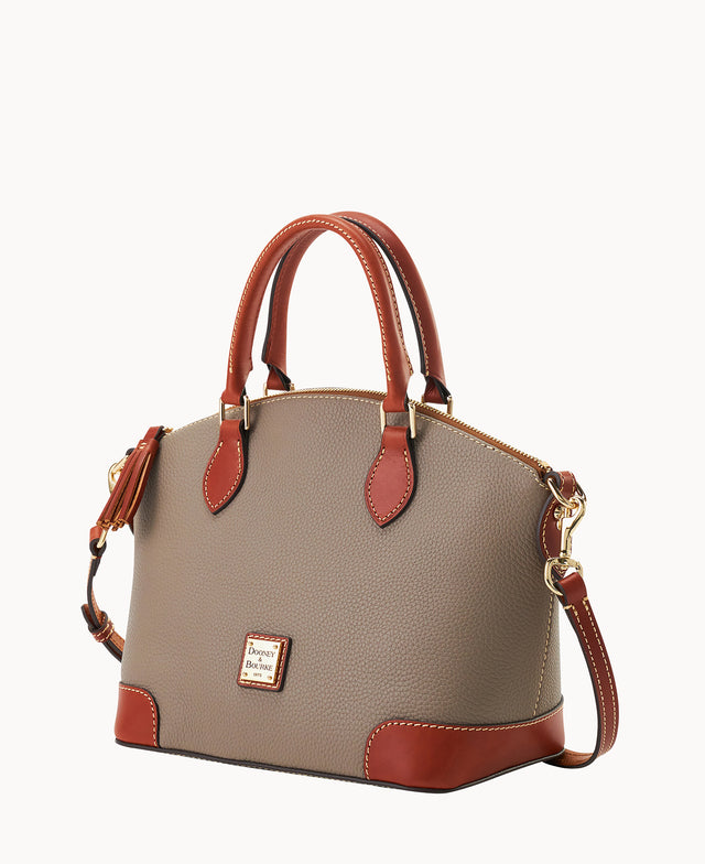 Pebble Grain Geena Satchel