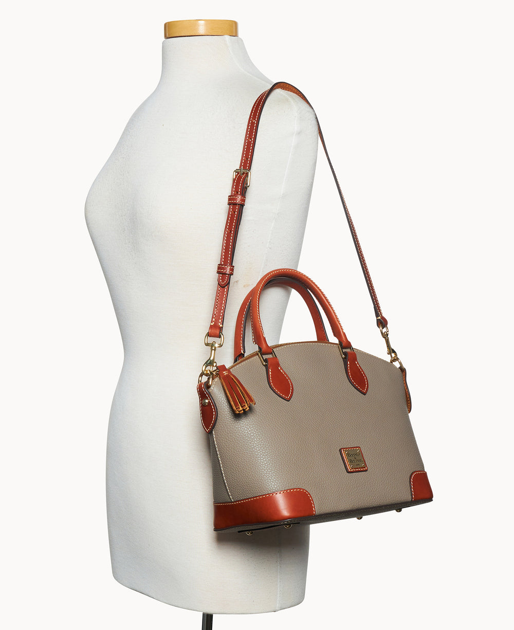 Pebble Grain Geena Satchel