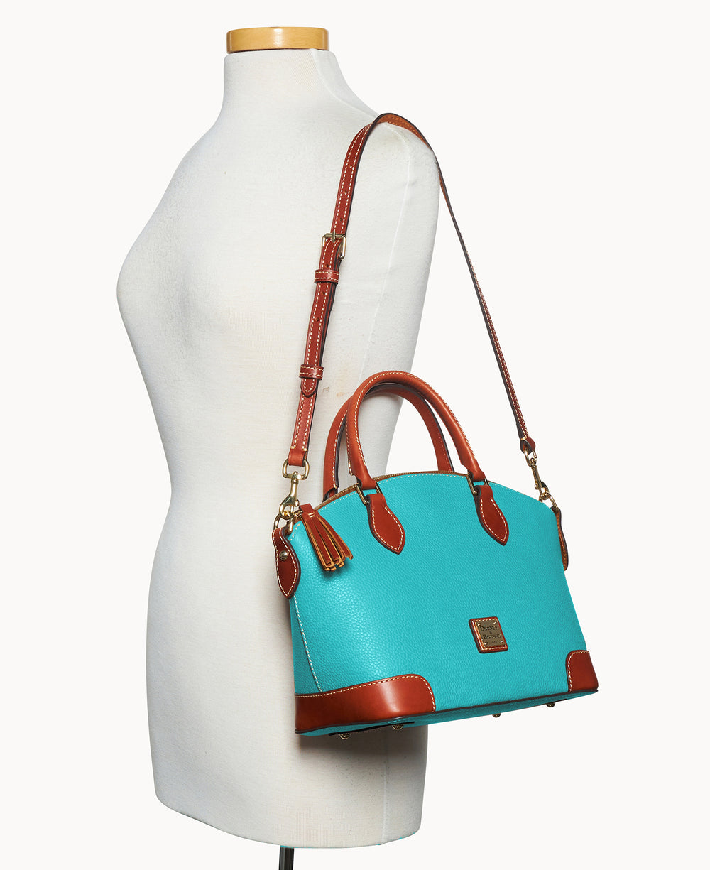 Pebble Grain Geena Satchel