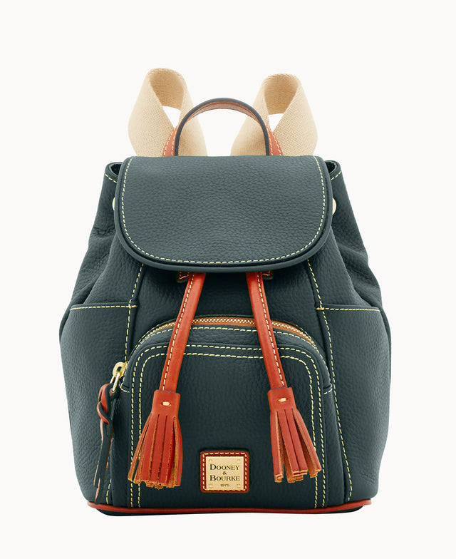 dooney and burke all leather backpack Pebble Grain Small Murphy Backpack