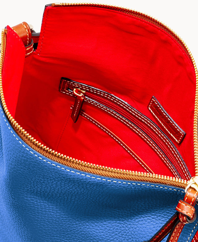 Pebble Grain Twist Strap Hobo