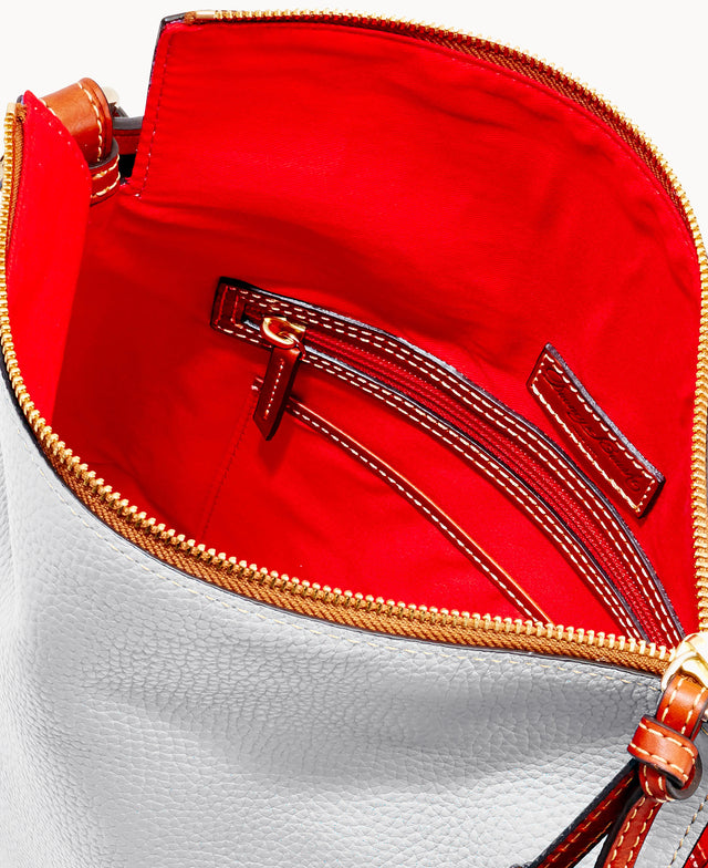 Pebble Grain Twist Strap Hobo