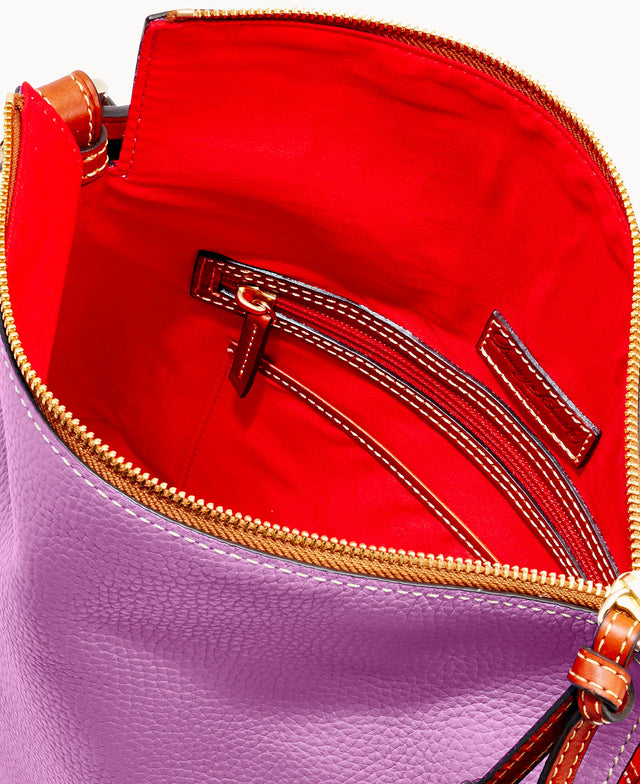 Pebble Grain Twist Strap Hobo