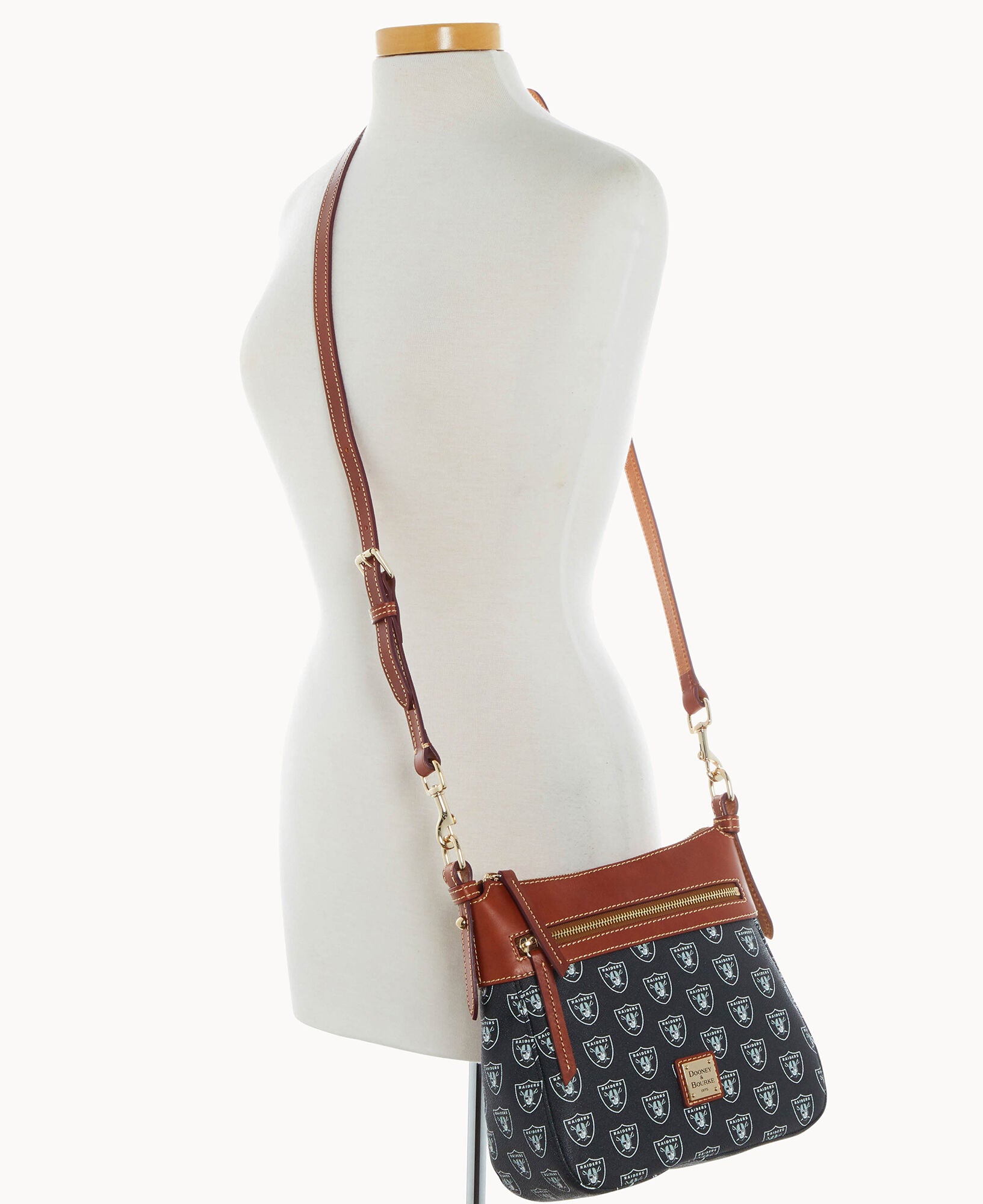 NFL Raiders Crossbody 25 – Dooney & Bourke