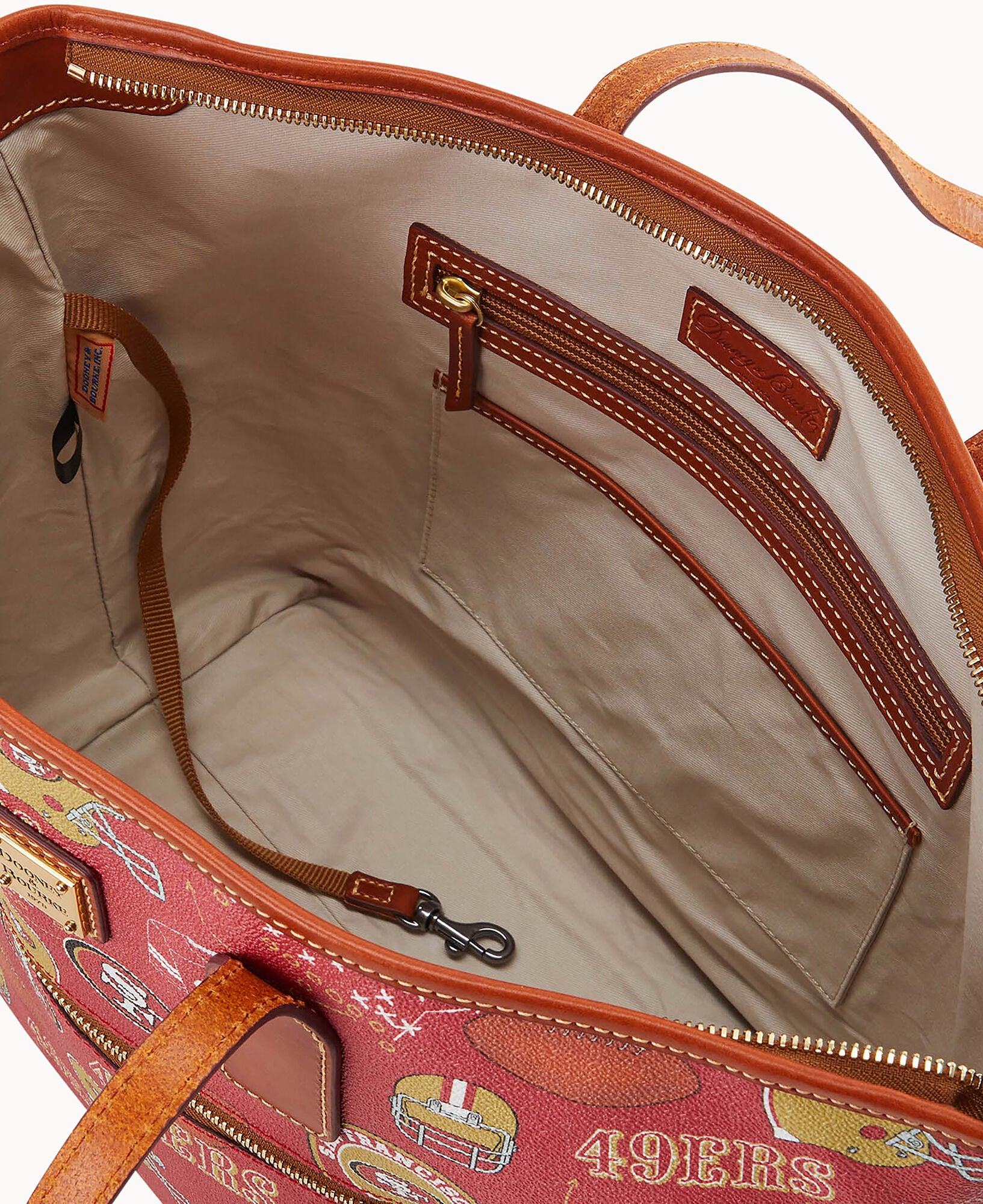 NFL 49ERS Zip Tote – Dooney & Bourke