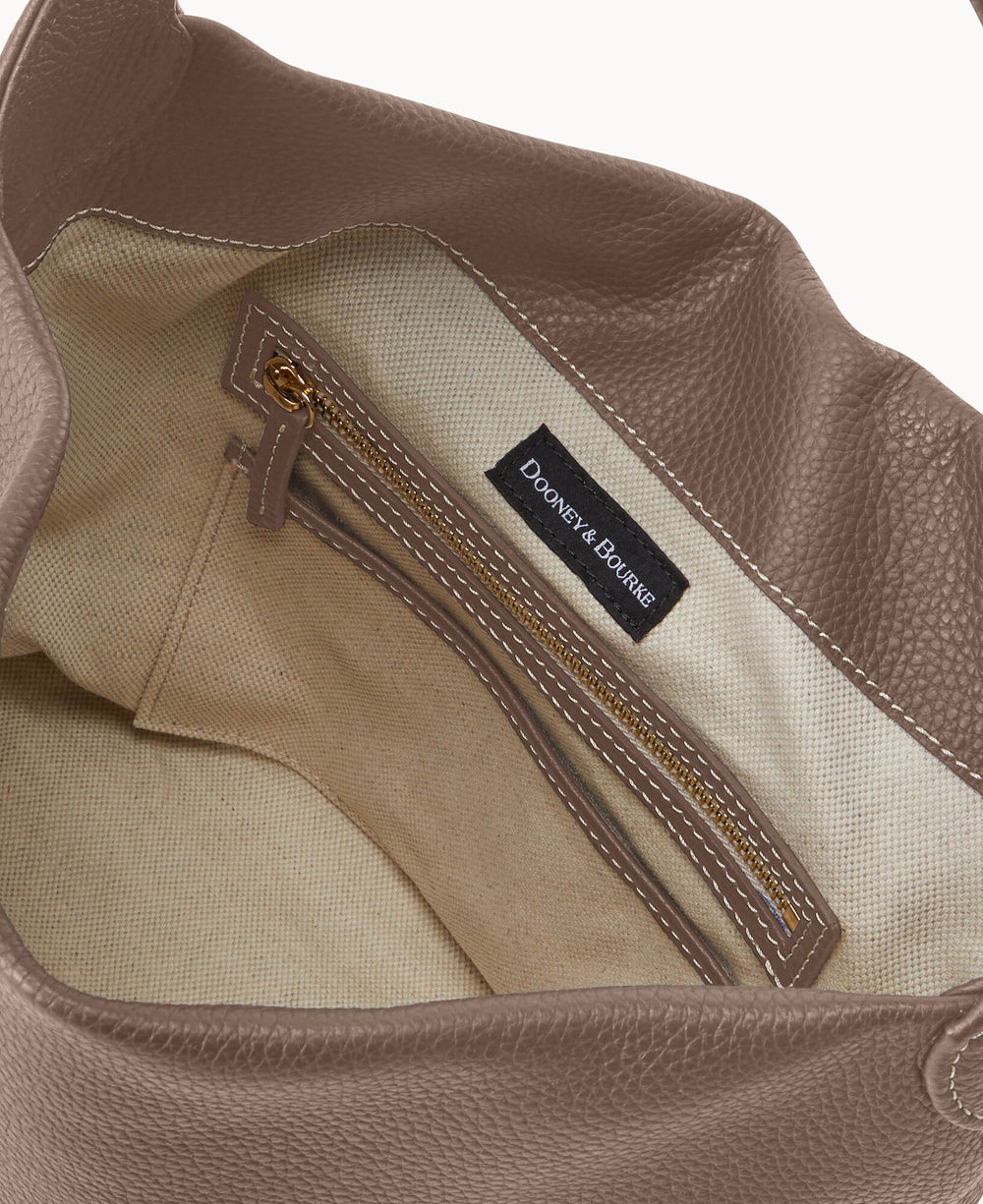 Pebble Grain Small Logo Lock Sac