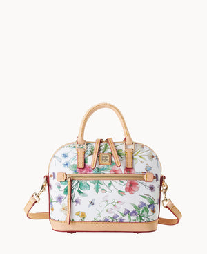 Botanical Small Domed Zip Satchel – Dooney & Bourke
