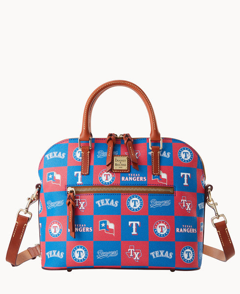 MLB Rangers Domed Zip Satchel – Dooney & Bourke